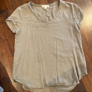 Anthropologie Army Green Tee